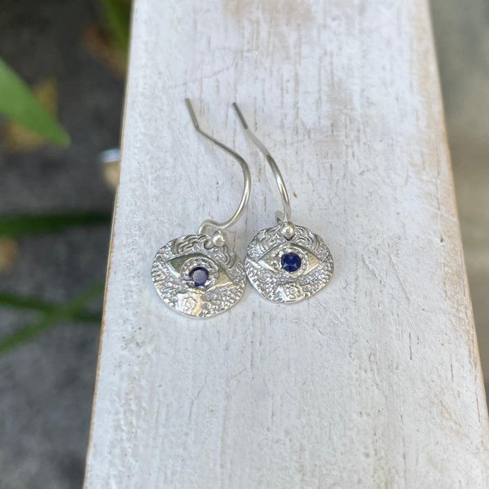 Eye Earrings - Patterned Eye Dangle Earrings