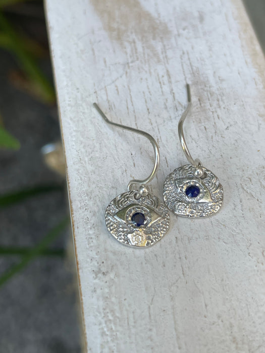 Eye Earrings - Patterned Eye Dangle Earrings