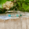 Acrostic ‘LOVE’ Clasp Bracelet – Larimar, Opal, Variscite & Emerald Gemstone Jewellery - Kathy Sayce Jewellery