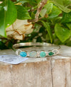 Acrostic ‘LOVE’ Clasp Bracelet – Larimar, Opal, Variscite & Emerald Gemstone Jewellery - Kathy Sayce Jewellery