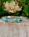 Acrostic ‘LOVE’ Clasp Bracelet – Larimar, Opal, Variscite & Emerald Gemstone Jewellery - Kathy Sayce Jewellery