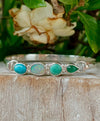 Acrostic ‘LOVE’ Clasp Bracelet – Larimar, Opal, Variscite & Emerald Gemstone Jewellery - Kathy Sayce Jewellery