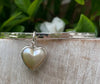 Deposit for Custom Order - Pink Mabe Pearl Bangle and Pink Pearl Stacking Ring Set - Kathy Sayce Jewellery