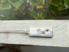 Flower Pendant with Sapphires - Sterling Silver Chain - Kathy Sayce Jewellery