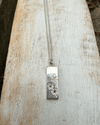 Flower Pendant with Sapphires - Sterling Silver Chain - Kathy Sayce Jewellery