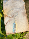 Flower Pendant with Sapphires - Sterling Silver Chain - Kathy Sayce Jewellery