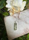 Flower Pendant with Sapphires - Sterling Silver Chain - Kathy Sayce Jewellery