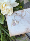 ‘Hearts and Angels’ Necklace - Silver Heart & Rose Quartz Cluster Pendant - Kathy Sayce Jewellery