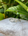 Leaf Ring with Seed Pearl - Sterling Silver - Kathy Sayce Jewellery