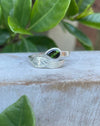 Made to Order Angel Wing Ring in Sterling Silver – Custom Gemstone Ring – Handmade Open Band Ring - Kathy Sayce Jewellery