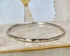 Made to Order Reflection Bangle – Hammered Sterling Silver Bangle - Kathy Sayce Jewellery