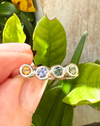 Multi-Stone Sterling Silver Ring with Citrine, Iolite, Tourmaline & Peridot - Kathy Sayce Jewellery