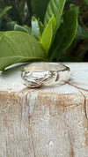 Nature Inpired Ring - Leaf Sterling Silver Ring - Kathy Sayce Jewellery