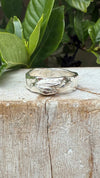 Nature Inpired Ring - Leaf Sterling Silver Ring - Kathy Sayce Jewellery