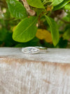 Nature Inpired Signet Ring - Leaf and Rose Sterling Silver Signet Ring - Kathy Sayce Jewellery