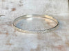 Patterned Sterling Silver Bangle - Size Medium - Kathy Sayce Jewellery