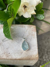 Raw Aquamarine Pendant on 45cm Sterling Silver Chain – Natural Gemstone Necklace - Kathy Sayce Jewellery