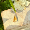 Raw Citrine Pendant on 45cm Sterling Silver Chain – Natural Gemstone Necklace - Kathy Sayce Jewellery