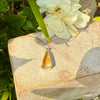 Raw Citrine Pendant on 45cm Sterling Silver Chain – Natural Gemstone Necklace - Kathy Sayce Jewellery