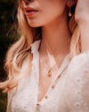 Raw Citrine Pendant on 45cm Sterling Silver Chain – Natural Gemstone Necklace - Kathy Sayce Jewellery