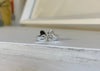 Silver Angel Wing Heart Stud Earrings - Kathy Sayce Jewellery