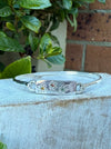 Silver Flower Clasp Bracelet - Kathy Sayce Jewellery