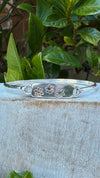 Silver Flower Clasp Bracelet - Kathy Sayce Jewellery