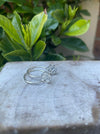 Sleeper Earrings with Embossed Sterling Silver Discs - Kathy Sayce Jewellery