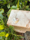 Sterling Silver Rose Quartz Heart Necklace - Sterling Silver Chain - Kathy Sayce Jewellery