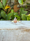 Sunstone Petal Ring - Sterling Silver Ring - Kathy Sayce Jewellery