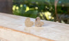 Textured Silver Heart Stud Earrings - Kathy Sayce Jewellery
