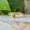 Treasure Ring – Handmade 9ct Yellow Gold Ring with Two Custom Gemstones - Made to Order - Kathy Sayce Jewellery