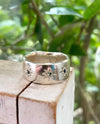 Wish Upon a Star Ring – Starry Night Design with Choice of Gemstones - Made to Order - Kathy Sayce Jewellery