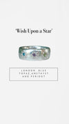 Wish Upon a Star Ring – Starry Night Design with Choice of Gemstones - Made to Order - Kathy Sayce Jewellery